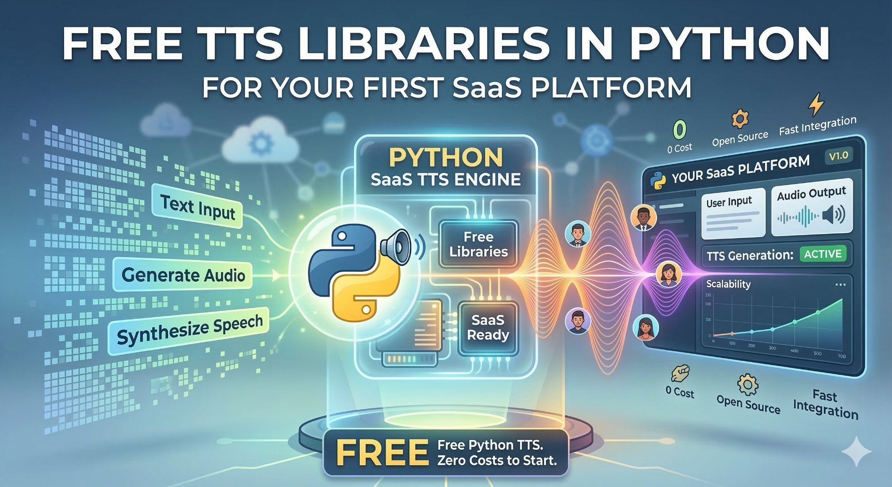 Free TTS Libraries in Python for Your First SaaS Platform