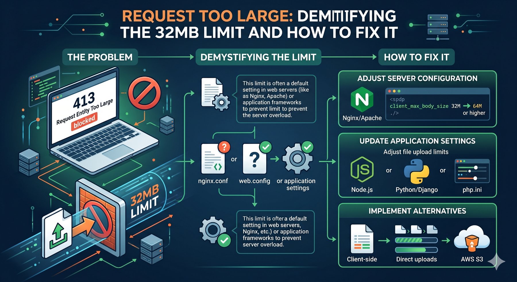 Request Too Large: Demystifying the 32MB Limit and How to Fix It