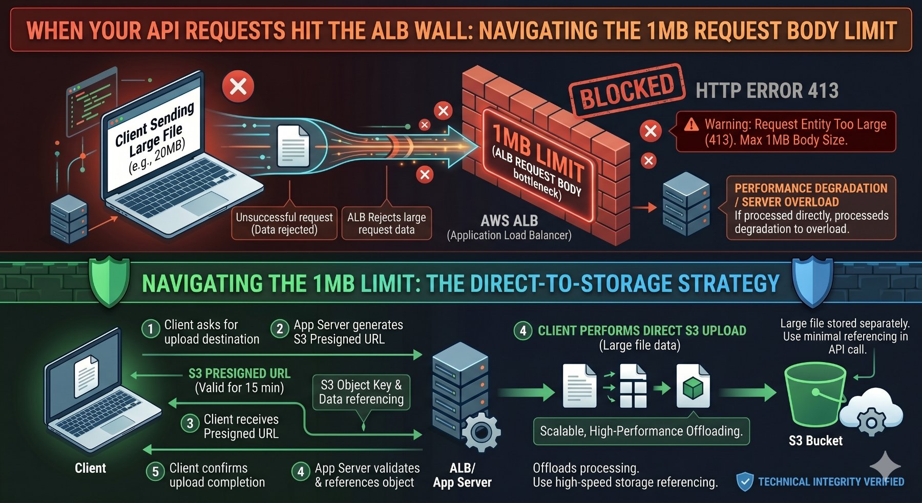When Your API Requests Hit the ALB Wall: Navigating the 1MB Request Body Limit